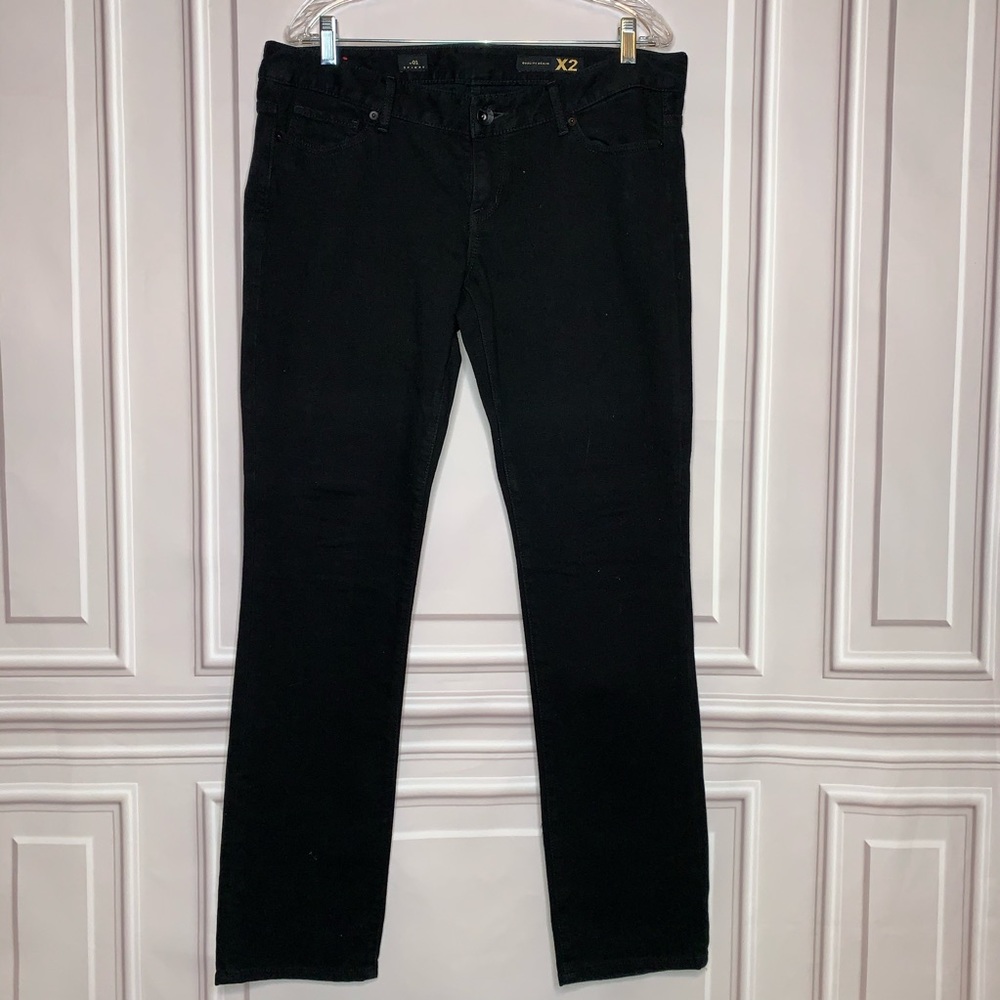 Size 12 reg. X2 (Express) black stretch jeans